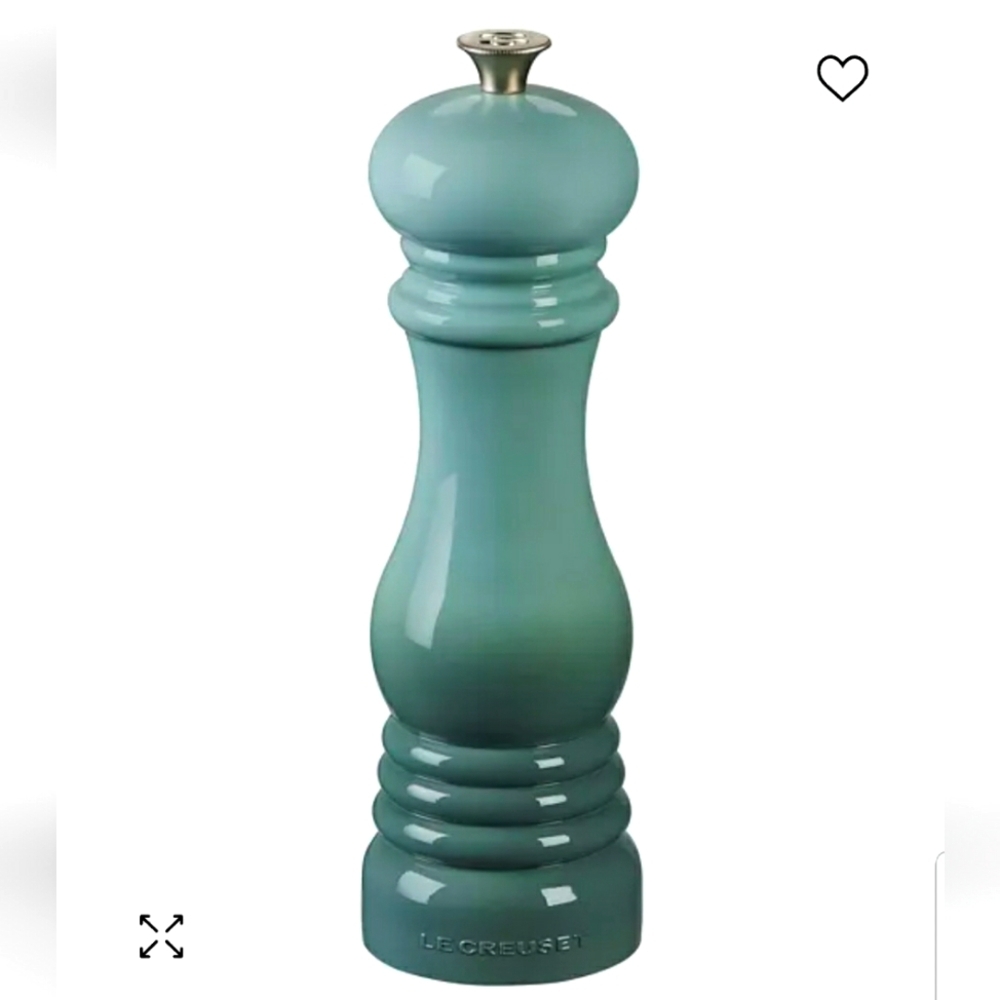 LE CREUSET SALT OR PEPPER MILL WITH ADJUSTABLE GRIND SETTING, SEA SALT